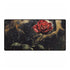 Blossoming Rose in Zero Gravity — XXL Gaming Desk Mat — Full Top-Down Artwork View