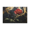 Blossoming Rose in Zero Gravity — 24×16 Canvas Wall Art — Front Gallery-Wrapped Canvas View
