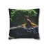 Bonsai Tree Growing from Meteorite — Double-Sided Cushion Cover — Front Double-Sided Cushion View