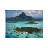 Bora — Plush Fleece Throw Blanket — Full Flat Artwork View