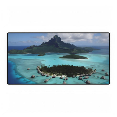Bora Bora — XXL Gaming Desk Mat — Full Top-Down Artwork View