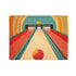 Bowling Alley — Plush Fleece Throw Blanket — Full Flat Artwork View