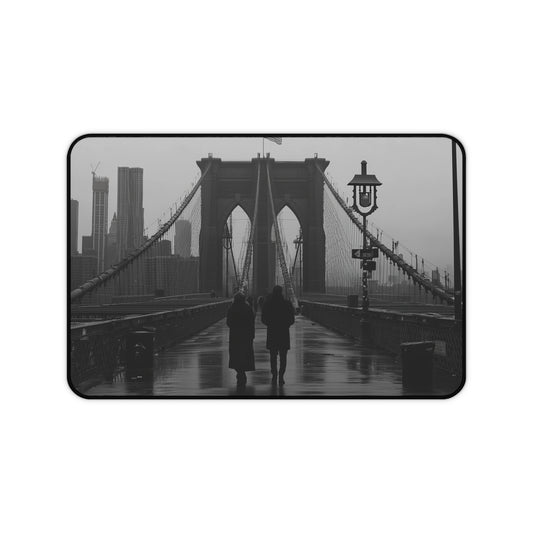 "Brooklyn Bridge Skyline Desk Mat"