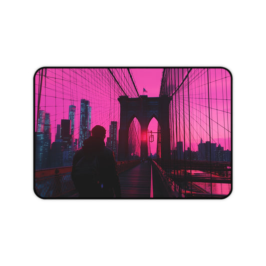 "Brooklyn Bridge Vibes: Desk Mat"