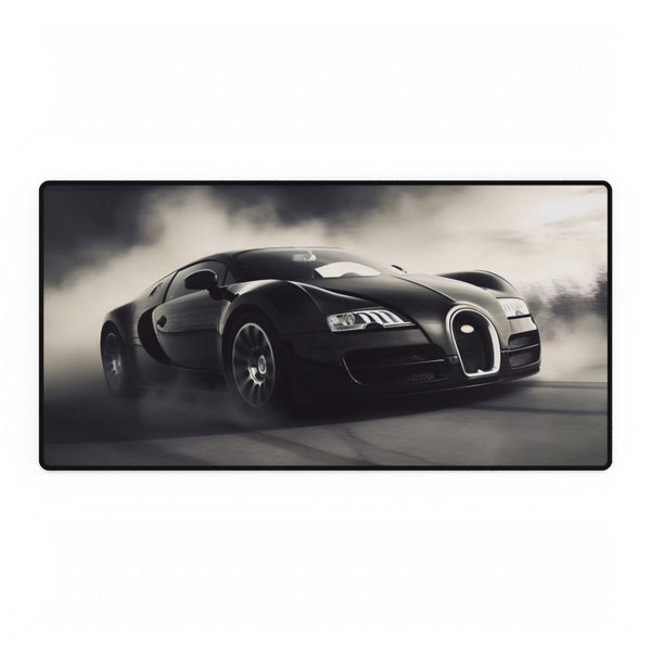 Bugatti Driving High Speed — XXL Gaming Desk Mat — Full Top-Down Artwork View