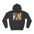 Bumblebee Transformers Graphic Unisex College Hoodie - Jet Black Front