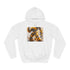 Bumblebee Transformers Graphic Unisex College Hoodie - Arctic White Front