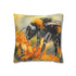 Bumblebee Watercolor — Double-Sided Cushion Cover — Front Double-Sided Cushion View