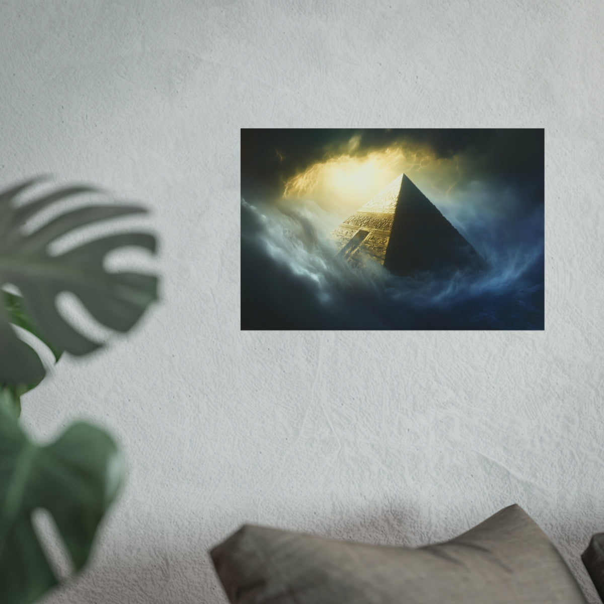 Buy Pyramid Vortex Thunder Poster – Prints With Passion