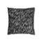 Japanese Sumi-e Ink Calligraphy Pattern — Faux Suede Cushion Cover — Front 40×40 cm Square Cushion View