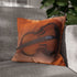 Canyon Shaped Like Violin — Double-Sided Cushion Cover — Sofa & Armchair Living Room Lifestyle View