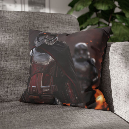 Captain Phasma Marching with Stormtroope — Double-Sided Cushion Cover — Sofa & Armchair Living Room Lifestyle View
