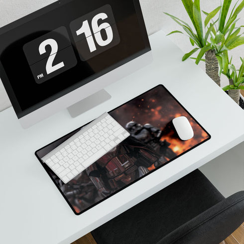 Captain Phasma Marching with Stormtroope — XXL Gaming Desk Mat — Gaming & Workspace Desk Setup View
