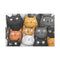 Cute Stacked Kittens Totem Cartoon — 24×16 Canvas Wall Art — Front Gallery-Wrapped Canvas View