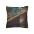 Celestial Bridge over Cosmic Canyon Double-Sided Square Cushion Cover
