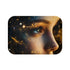 Celestial Goddess Surrounded by Stars (Edition II) — 61×43 Memory Foam Bath Mat — Top-Down Velvet Microfibre Artwork View