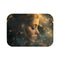 Celestial Goddess Surrounded by Stars — 61×43 Memory Foam Bath Mat — Top-Down Velvet Microfibre Artwork View