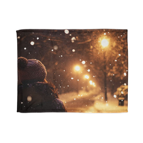 Central Park — 50×60 Plush Throw Blanket — Full Flat Artwork View