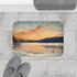 Central Park Snow Luxury Memory Foam Bath Mat - Bathroom Lifestyle View