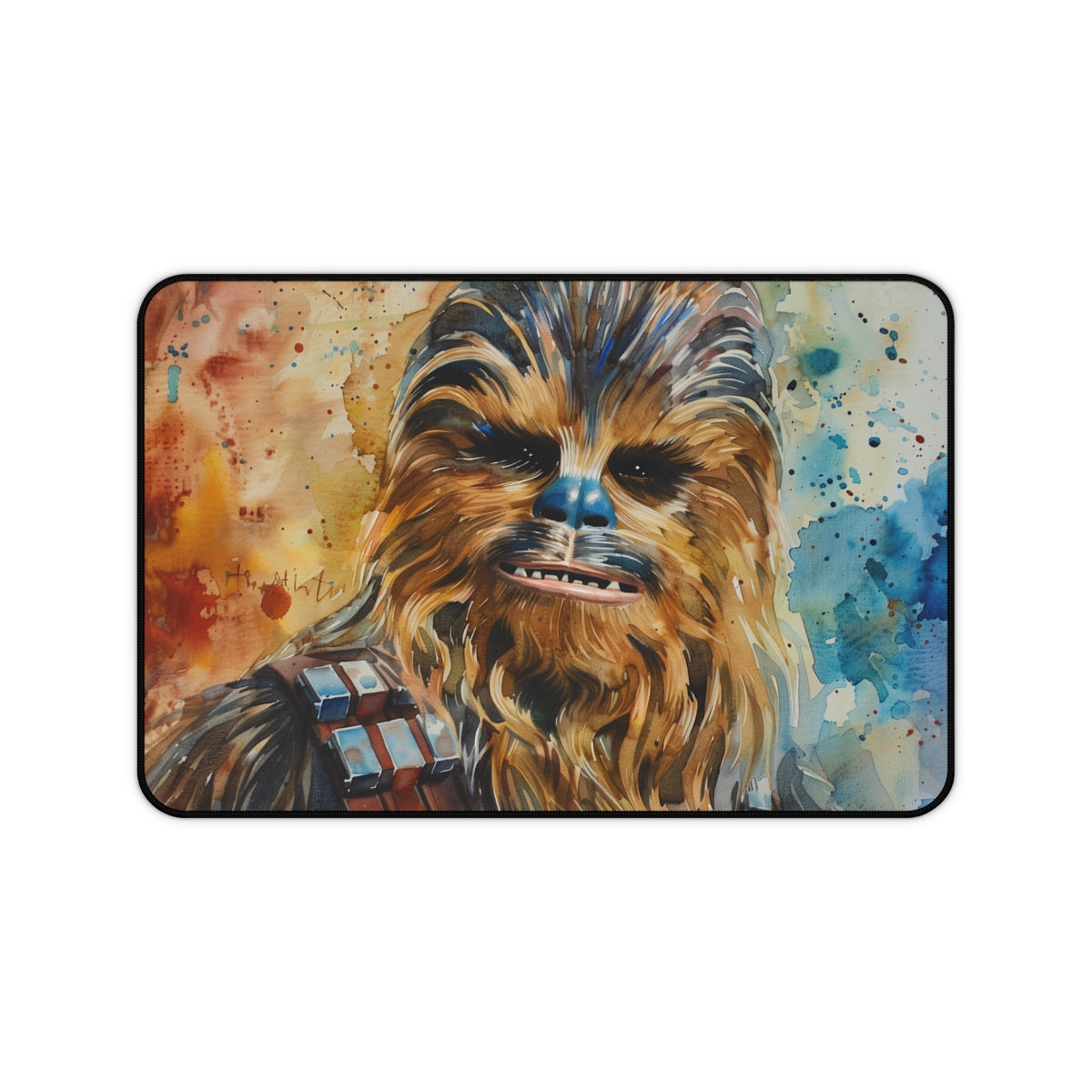 Chewbacca Watercolor Desk Mat: Embrace the Wookiee Spirit