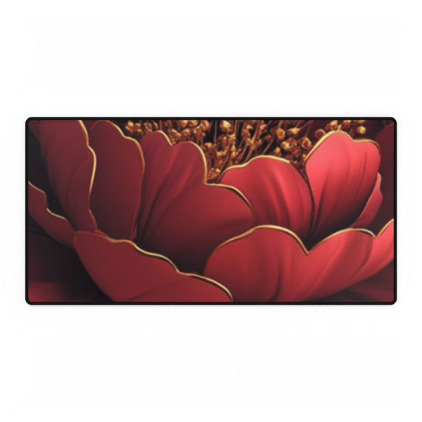 Chinese Red Envelope Blue and Red Dark Red Three D — XXL Gaming Desk Mat — Full Top-Down Artwork View