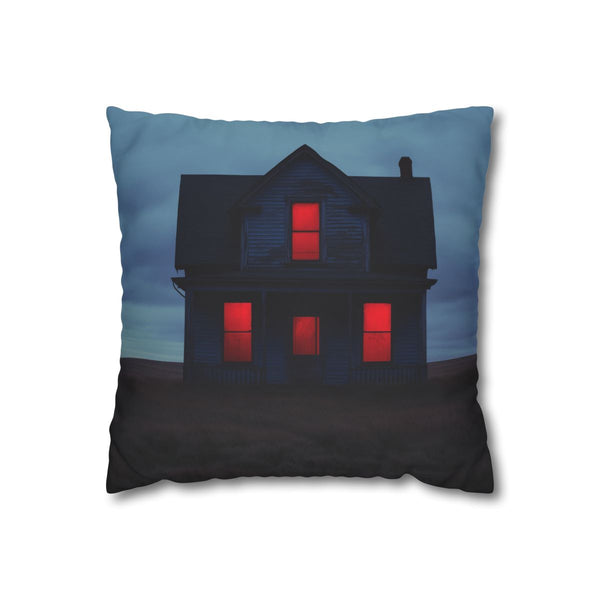 Cinematic Still Film by Sam Raimi — Faux Suede Cushion Cover — Front 40×40 cm Square Cushion View