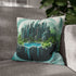 City Built Inside Crystal Orb — Double-Sided Cushion Cover — Sofa & Armchair Living Room Lifestyle View
