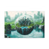 City Built Inside Crystal Orb — 24×16 Canvas Wall Art — Front Gallery-Wrapped Canvas View