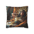 Cleopatra Reclining in Golden Throne, — Double-Sided Cushion Cover — Front Double-Sided Cushion View