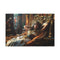Cleopatra Reclining in Golden Throne, — 24×16 Canvas Wall Art — Front Gallery-Wrapped Canvas View