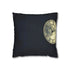 Clocktower Powered by Moon Phases — Faux Suede Cushion Cover — Front 40×40 cm Square Cushion View
