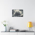 Cloud Cathedral Struck by Lightning — Stretched Canvas Wall Art — Living Room Wall Lifestyle View