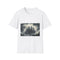Cloud Cathedral Struck by Lightning Graphic Unisex Softstyle T-Shirt - Front View