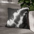Cloud Serpent Winding Between Spires — 40×40 Cushion Cover — Sofa & Living Room Lifestyle View