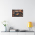 Coffee Mug with Galaxy Inside (Edition II) — 24×16 Canvas Wall Art — Living Room Wall Lifestyle View