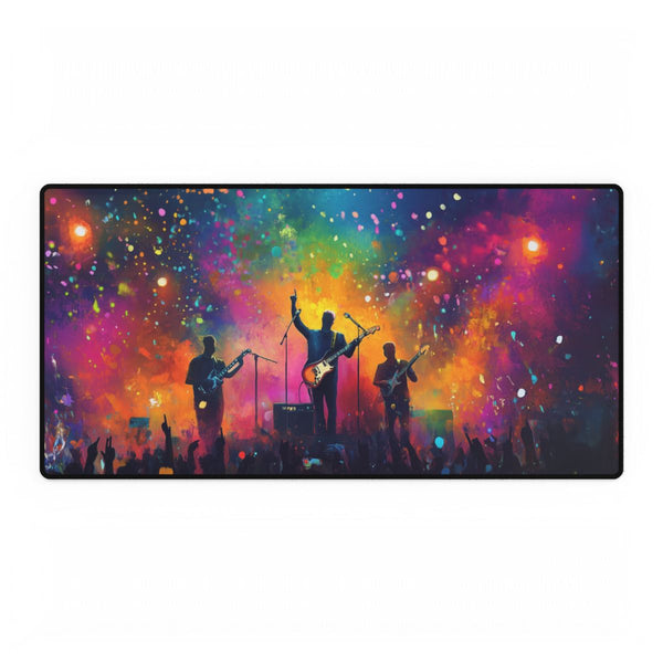 Neon Stadium Concert Lightshow (Edition IV) — XXL Gaming Desk Mat — Full Top-Down Artwork View