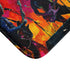 Neon Stadium Concert Lightshow — 61×43 Memory Foam Bath Mat — Cushioned Memory Foam & Microfibre Close-Up