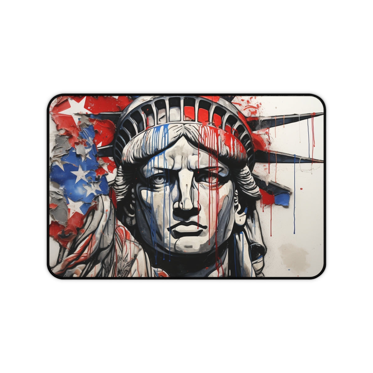 Colorful American Flag Desk Mat