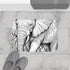 Colouring Pictures for an Adult Co Luxury Memory Foam Bath Mat - Bathroom Lifestyle View