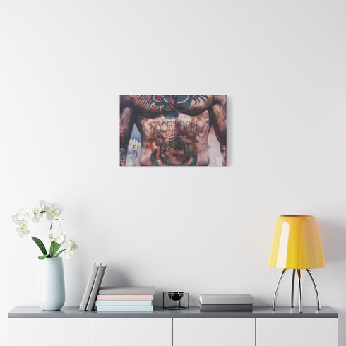 Connor Mcgregor Ufc Watercolor — 24×16 Canvas Wall Art — Living Room Wall Lifestyle View