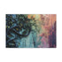 Cosmic Vines Climbing City Wall — 24×16 Canvas Wall Art — Front Gallery-Wrapped Canvas View