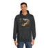 Crodcodile Painting Graphic Unisex College Hoodie - Lifestyle Model View