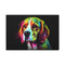 Adorable Beagle Puppy Peeking Out — 24×16 Canvas Wall Art — Front Gallery-Wrapped Canvas View