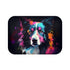 Cute Collie Luxury Memory Foam Bath Mat - Top View