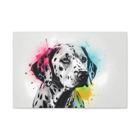 Cute Dalmatian — 24×16 Canvas Wall Art — Front Gallery-Wrapped Canvas View