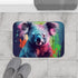Cute Koala Watercolor — Non-Slip Bath Mat — Bathroom Floor Lifestyle View
