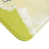 Cute West Highland Dog with Soft Luxury Memory Foam Bath Mat - Microfibre Texture Close-Up