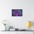 Cyber Tree with Neon Fruit (Edition IV) — 24×16 Canvas Wall Art — Living Room Wall Lifestyle View
