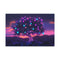 Cyber Tree with Neon Fruit (Edition V) — 24×16 Canvas Wall Art — Front Gallery-Wrapped Canvas View