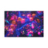 Cyber Tree with Neon Fruit — 24×16 Canvas Wall Art — Front Gallery-Wrapped Canvas View